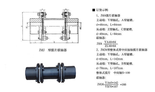 JMJ型双膜片联轴器