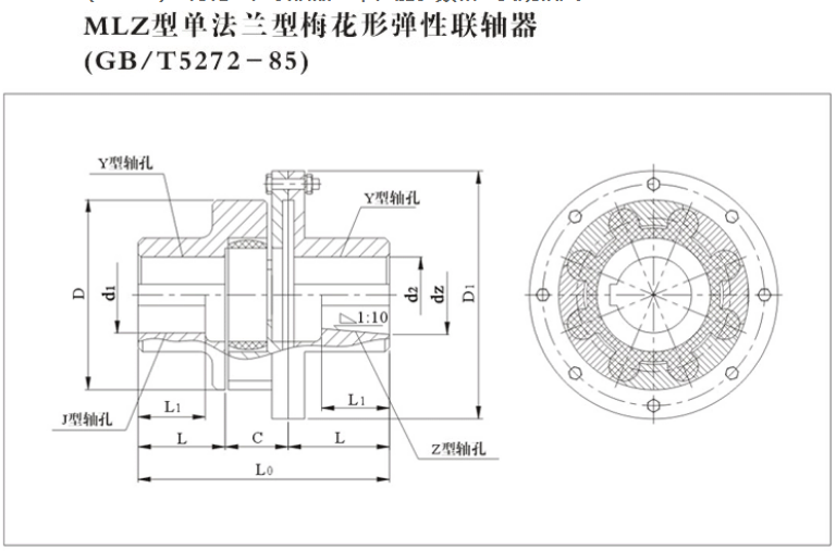 梅花形联轴器