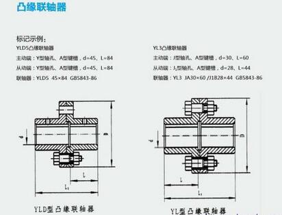 凸缘联轴器结构图