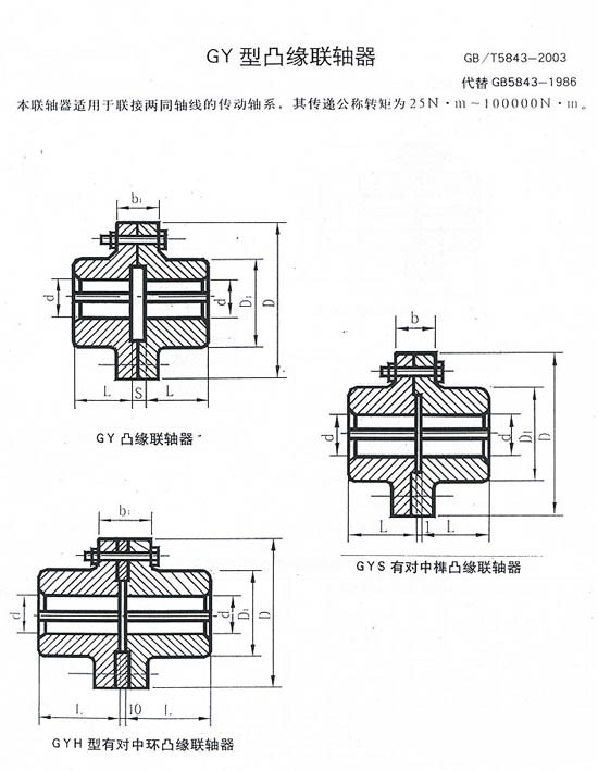 GYS型凸缘联轴器