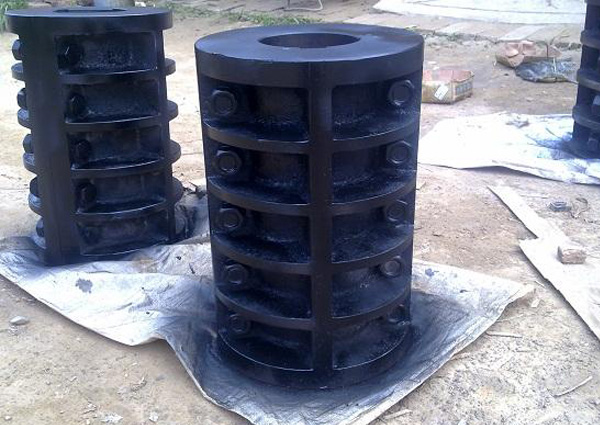 紧箍夹壳联轴器实体图